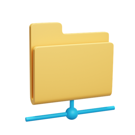 Connexion au dossier  3D Icon