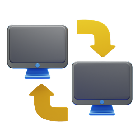 Connexion au réseau local  3D Icon