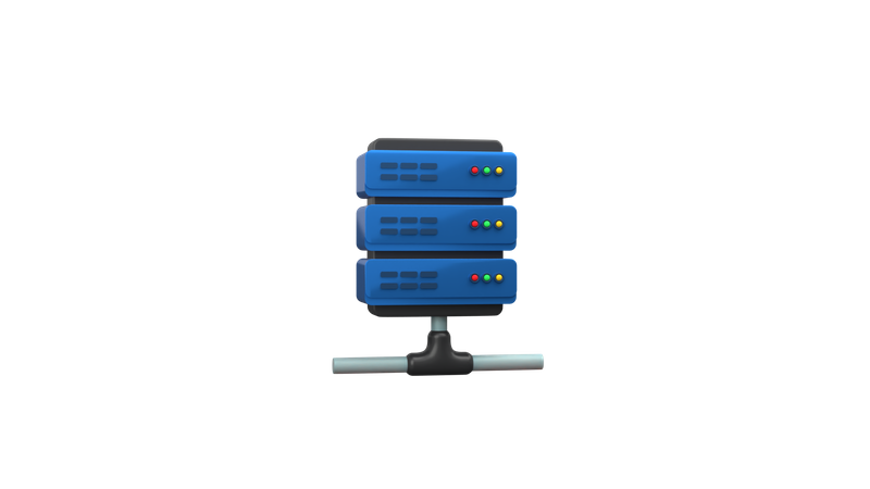 Connexion au serveur  3D Icon