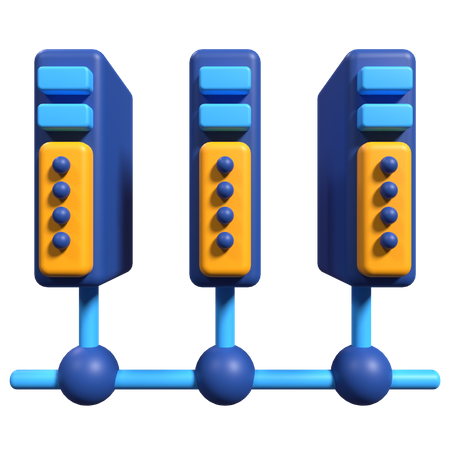 Connexion au serveur  3D Icon