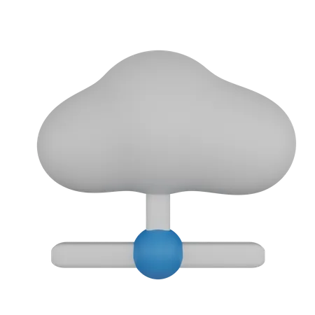 Connexion au cloud  3D Icon