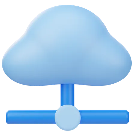 Connexion au cloud  3D Icon