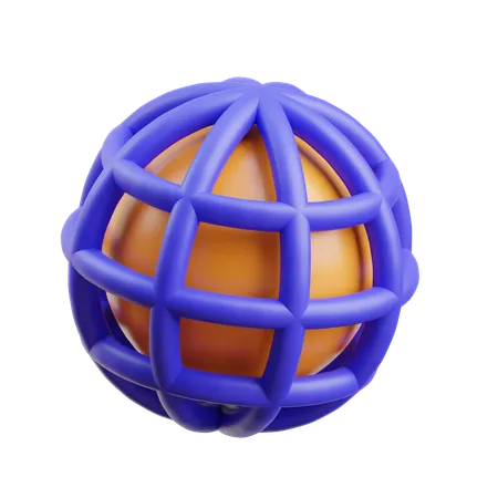 Connexion mondiale  3D Icon