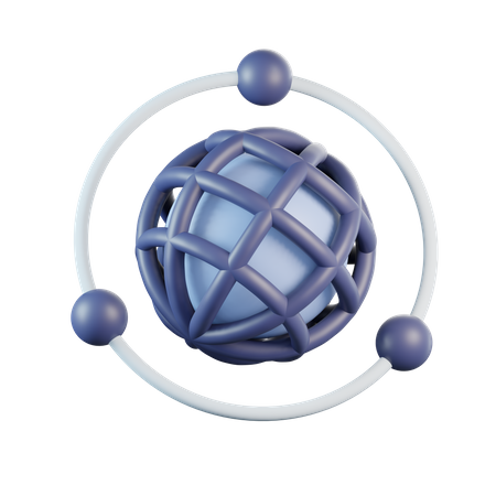 Connexion mondiale  3D Icon