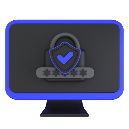 Protection de connexion  3D Icon