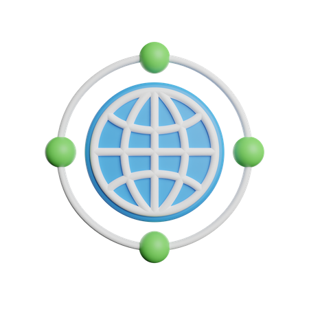 Connexion réseau  3D Icon