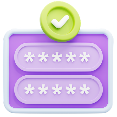 Connexion réussie  3D Icon