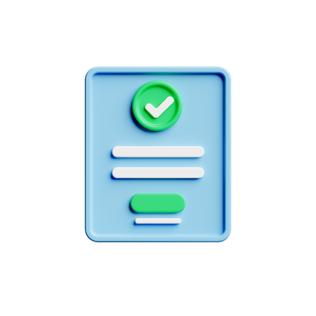 Connexion réussie  3D Icon