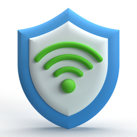 Connexion sans fil  3D Icon