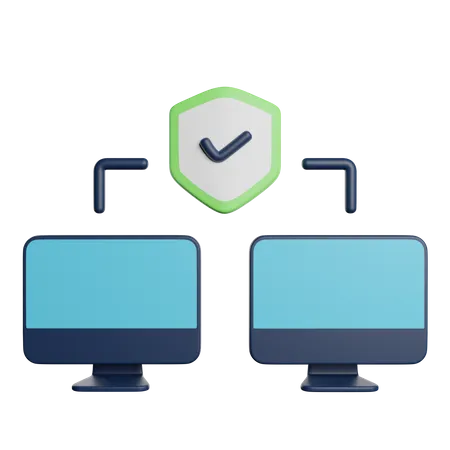 Connexion sécurisée  3D Icon