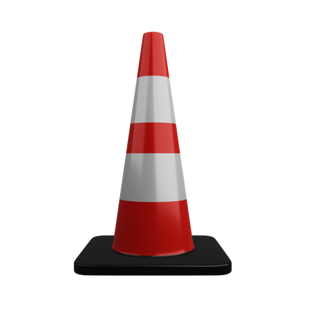 Cono de construcción  3D Icon