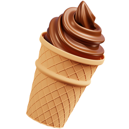 Cucurucho de helado  3D Icon