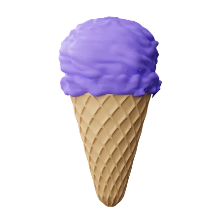 Cucurucho de helado  3D Icon