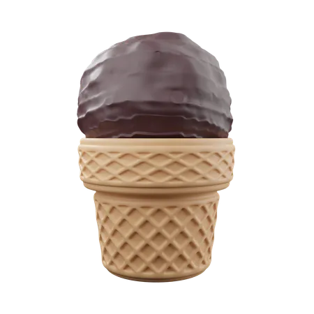 Cucurucho de helado  3D Icon