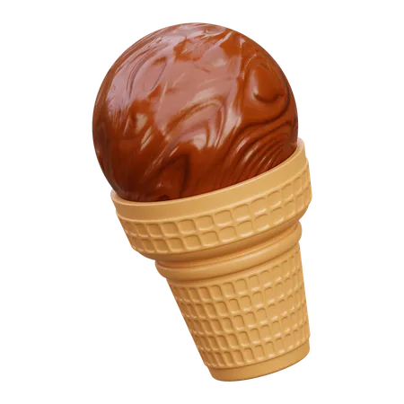 Cucurucho de helado  3D Icon