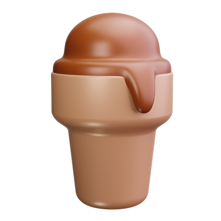 Cucurucho de helado  3D Icon