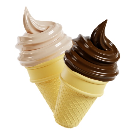 Cono de helado 2  3D Icon