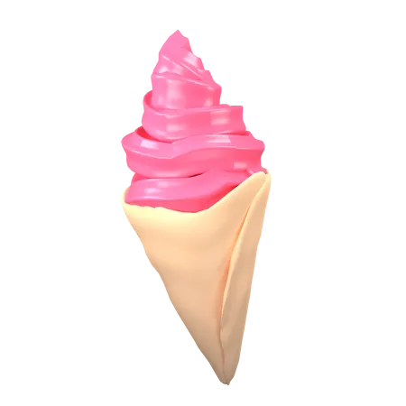 Cucurucho de helado  3D Icon