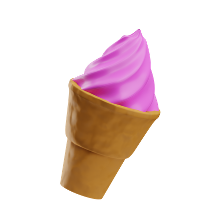 Cucurucho de helado  3D Icon