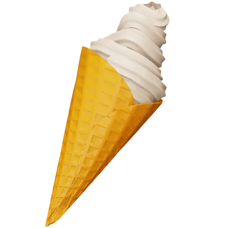 Cucurucho de helado  3D Icon