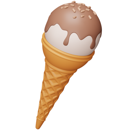 Cucurucho de helado  3D Icon