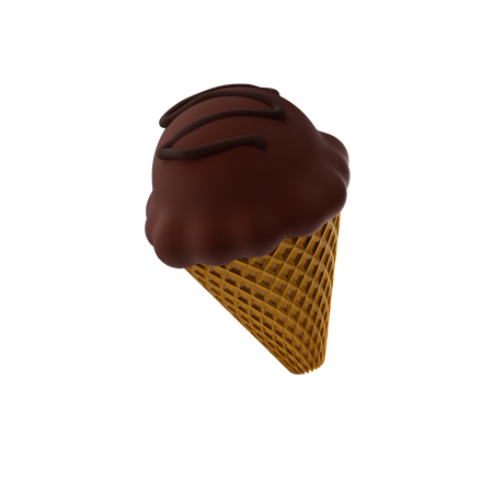 Cucurucho de helado  3D Icon