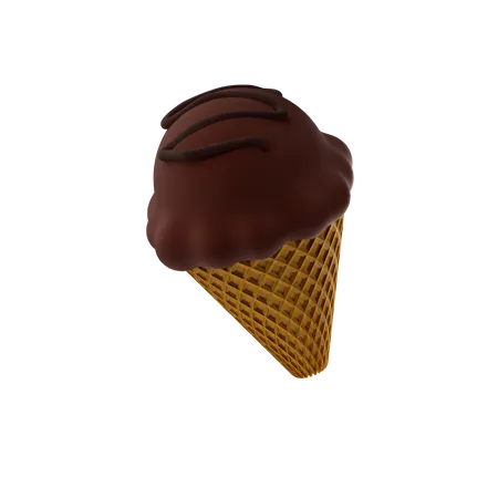 Cucurucho de helado  3D Icon