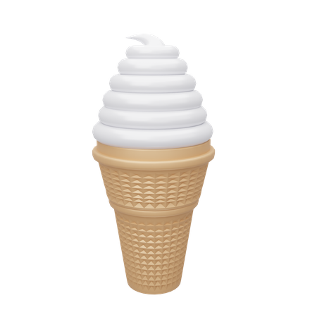 Cucurucho de helado  3D Icon