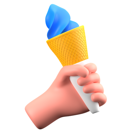 Cucurucho de helado  3D Icon