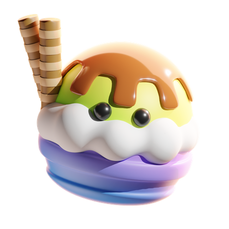 Cucurucho de helado  3D Icon