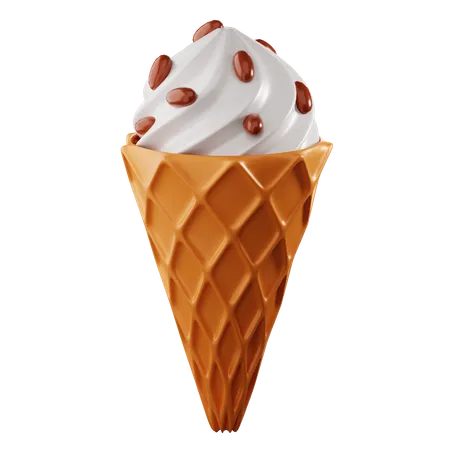 Cucurucho de helado  3D Icon