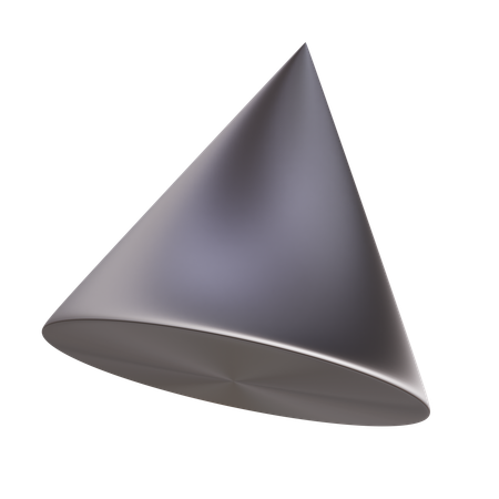 Cono de metal  3D Icon