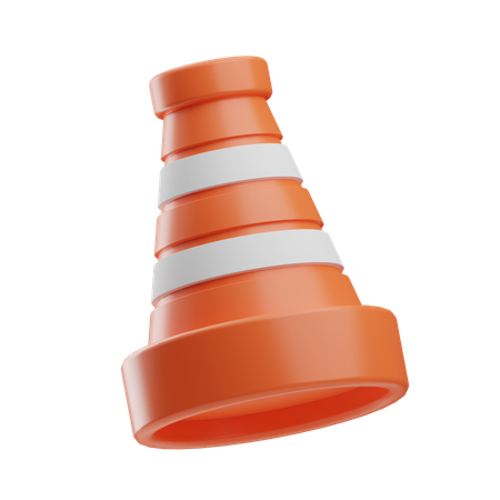 Cono de trafico  3D Icon