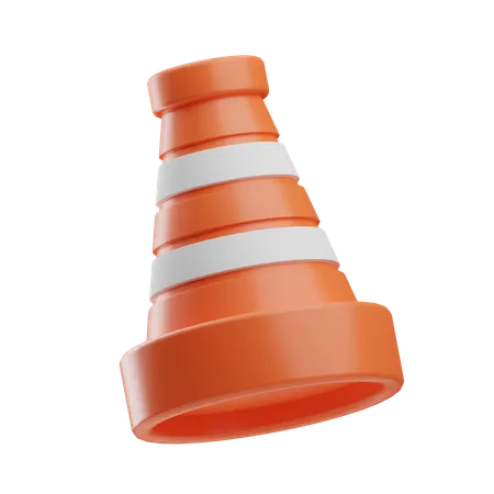 Cono de trafico  3D Icon