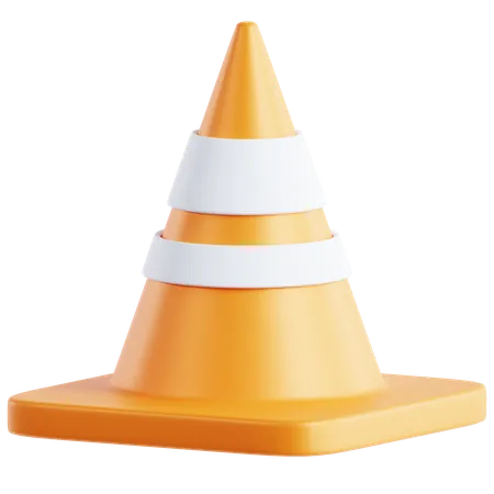 Cono de trafico  3D Icon