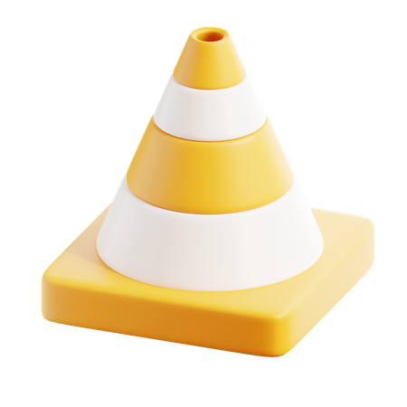 Cono de trafico  3D Icon