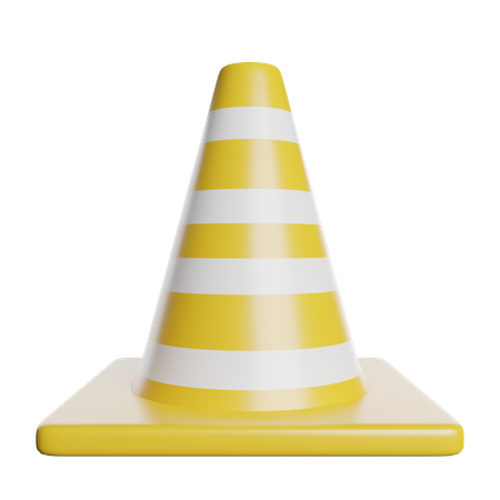 Cono de trafico  3D Icon