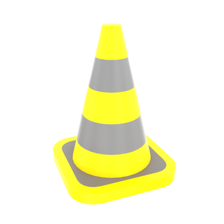 Cono de trafico  3D Icon