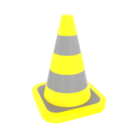 Cono de trafico  3D Icon