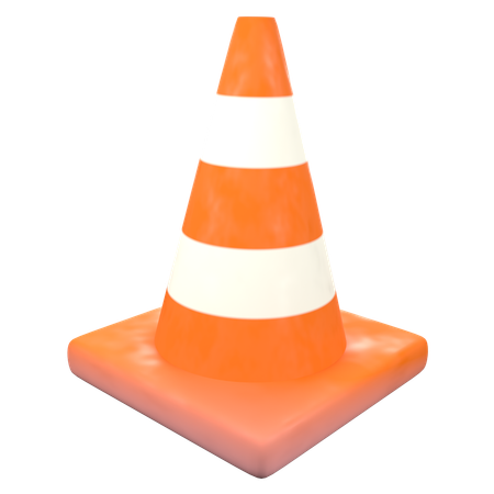 Cono de trafico  3D Icon