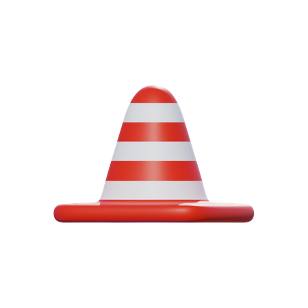 Cono de trafico  3D Icon