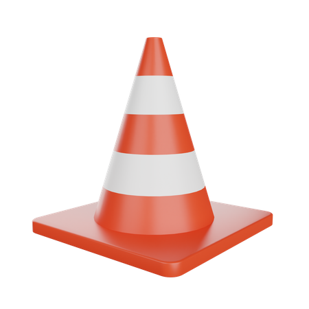 Cono de trafico  3D Icon