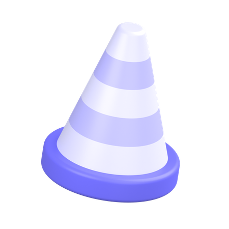 Cono de trafico  3D Icon