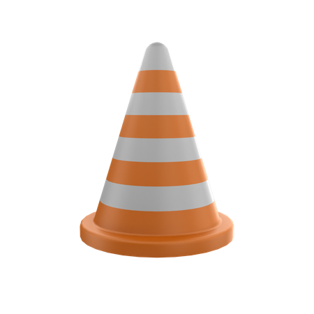 Cono de trafico  3D Icon
