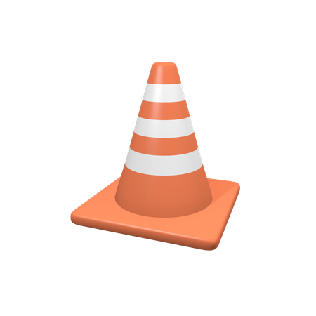 Cono de trafico  3D Illustration