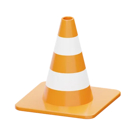 Cono de trafico  3D Icon