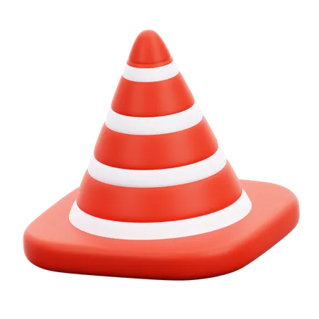 Cono de trafico  3D Icon