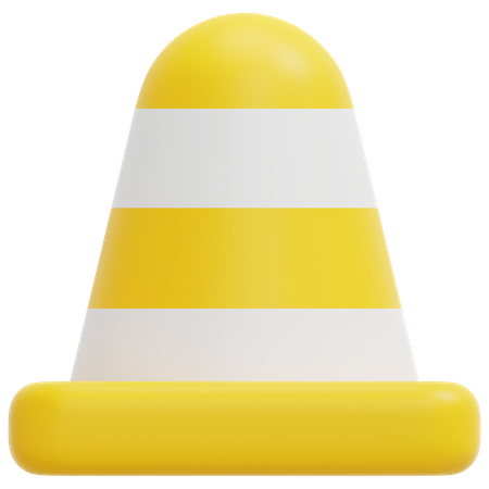 Cono de trafico  3D Icon