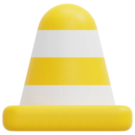 Cono de trafico  3D Icon