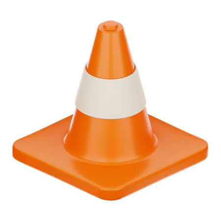 Cono de trafico  3D Icon